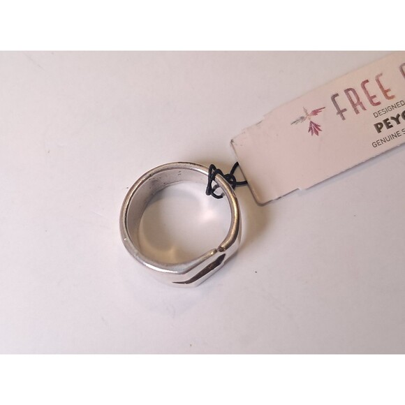 Peyote Bird Asymmetric Sterling Silver Ring Arrow Head Cut Out Size 6.25 NWT - Picture 6 of 8